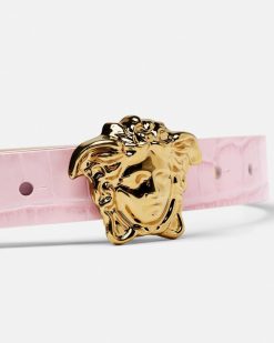 Accessoires | Versace Ceinture Effet Croco La Medusa Kids