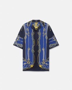 Chemises | Versace Chemise En Soie Versace Nautical