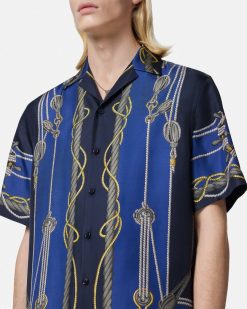 Chemises | Versace Chemise En Soie Versace Nautical