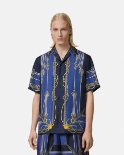 Chemises | Versace Chemise En Soie Versace Nautical