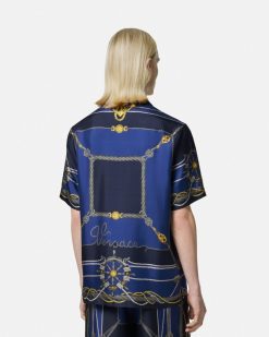 Chemises | Versace Chemise En Soie Versace Nautical