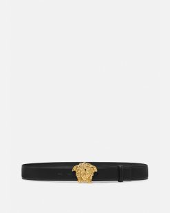 Ceintures | Versace Ceinture En Cuir La Medusa