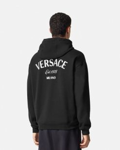 Sweats | Versace Sweat A Capuche Versace Milano Stamp