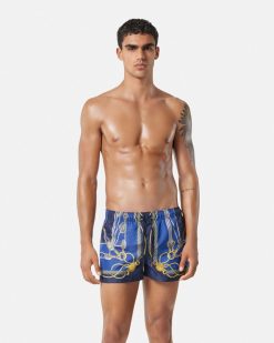 Maillots De Bain | Versace Short De Bain Versace Nautical