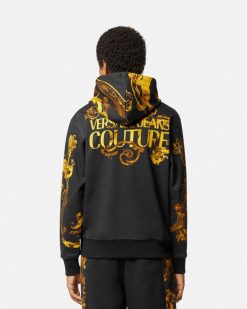 Vetements | Versace Hoodie Zippe Watercolour Couture