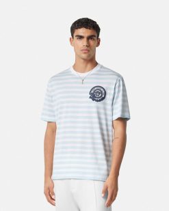 T-Shirts Et Polos | Versace T-Shirt Nautical Stripe