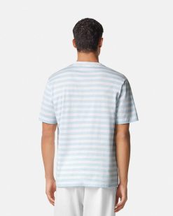 T-Shirts Et Polos | Versace T-Shirt Nautical Stripe