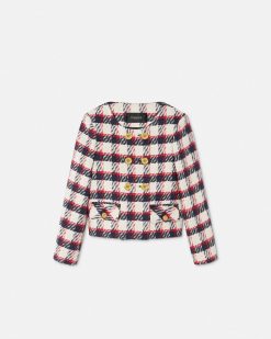 Vetements | Versace Veste Cardigan En Tweed Kids