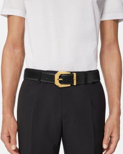 Ceintures | Versace Ceinture En Cuir Medusa