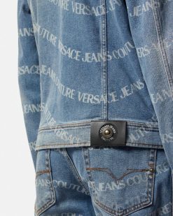 Vetements | Versace Veste En Denim A Logo Ondoyant