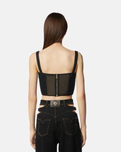 Vetements | Versace Haut Bustier A Boucle Baroque