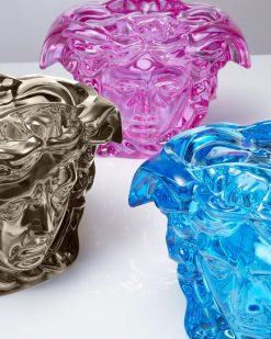 Vases | Versace Vase En Cristal Medusa Grande 19 Cm