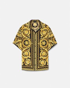 Chemises | Versace Chemise Barocco En Soie