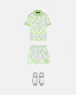 Vetements De Plage | Versace Short De Bain Medusa Contrasto Kids