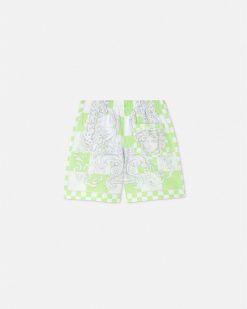 Vetements De Plage | Versace Short De Bain Medusa Contrasto Kids