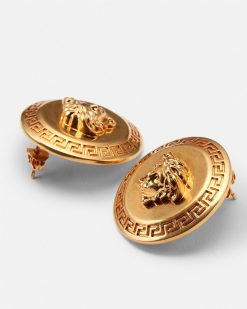 Boucles D'Oreilles | Versace Clous D'Oreilles Medusa Tribute