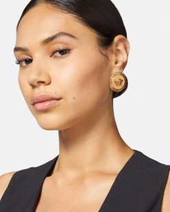 Boucles D'Oreilles | Versace Clous D'Oreilles Medusa Tribute