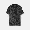 T-Shirts Et Polos | Versace Polo Barocco A Manches Courtes