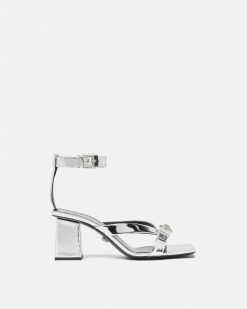 Gianni Ribbon | Versace Gianni Ribbon Sandales Metallisees 70 Mm