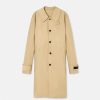 Vestes Et Manteaux | Versace Manteau En Gabardine A Empiecements Barocco