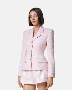 Tailleur | Versace Blazer Sablier Contrasto