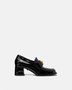 Alia | Versace Alia Escarpins Vernis Style Mocassins 55 Mm