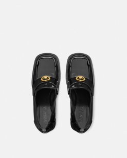 Alia | Versace Alia Escarpins Vernis Style Mocassins 55 Mm