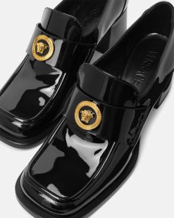 Alia | Versace Alia Escarpins Vernis Style Mocassins 55 Mm