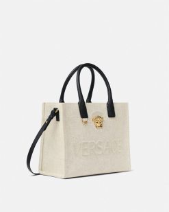 La Medusa | Versace Petit Fourre-Tout En Toile La Medusa