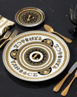 Collection Alphabet | Versace Assiette L Virtus Alphabet 33 Cm