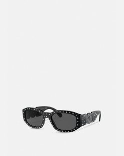 Lunettes De Soleil | Versace Lunettes De Soleil Cloutees Medusa Biggie