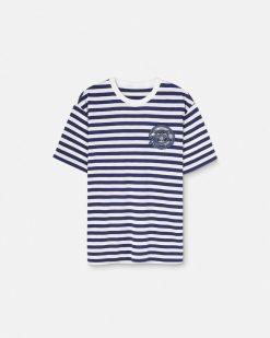 T-Shirts Et Polos | Versace T-Shirt Nautical Stripe