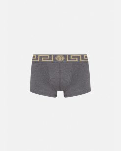 Boxers | Versace Boxer Adherent A Bordure Greca