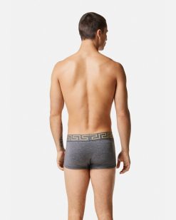 Boxers | Versace Boxer Adherent A Bordure Greca