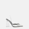 Gianni Ribbon | Versace Gianni Ribbon Escarpins Metallises 105 Mm