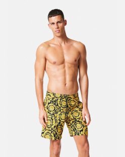 Maillots De Bain | Versace Short De Surf Barocco