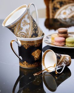 Cafe Et The | Versace Tasse Et Soucoupe Espresso Baroque