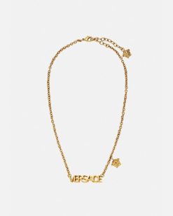 Colliers | Versace Collier Avec Logo