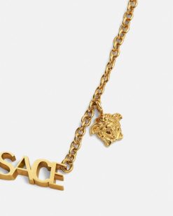 Colliers | Versace Collier Avec Logo