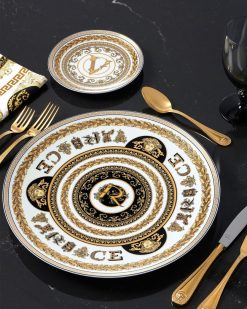 Collection Alphabet | Versace Assiette R Virtus Alphabet 33 Cm