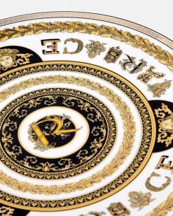 Collection Alphabet | Versace Assiette R Virtus Alphabet 33 Cm