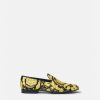 Mocassins | Versace Chaussons En Satin Barocco