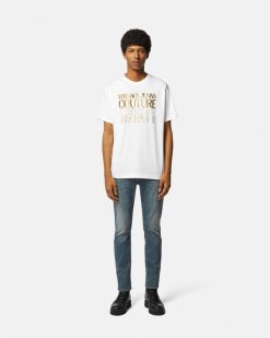 Vetements | Versace T-Shirt Avec Logo Upside Down