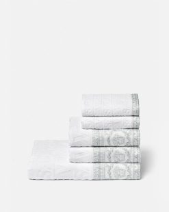 Linge De Bain | Versace Lot De 5 Serviettes I Baroque