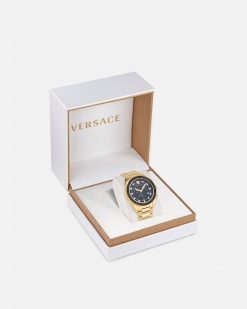 Montres | Versace Montre Greca Dome Chrono