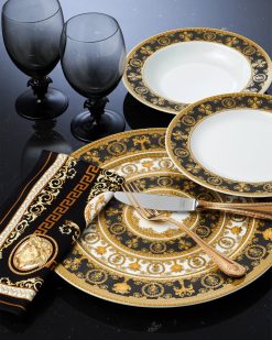 Assiettes | Versace Assiette De Presentation I Baroque 33 Cm