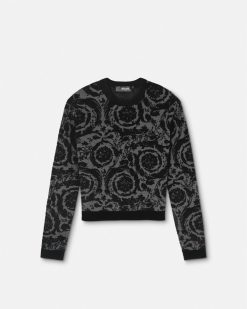 Maille | Versace Pull En Chenille Barocco