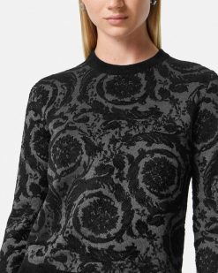 Maille | Versace Pull En Chenille Barocco