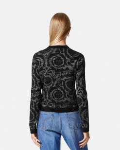 Maille | Versace Pull En Chenille Barocco