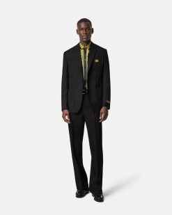 Blazers Et Costumes | Versace Blazer A Coupe Droite Medusa Biggie